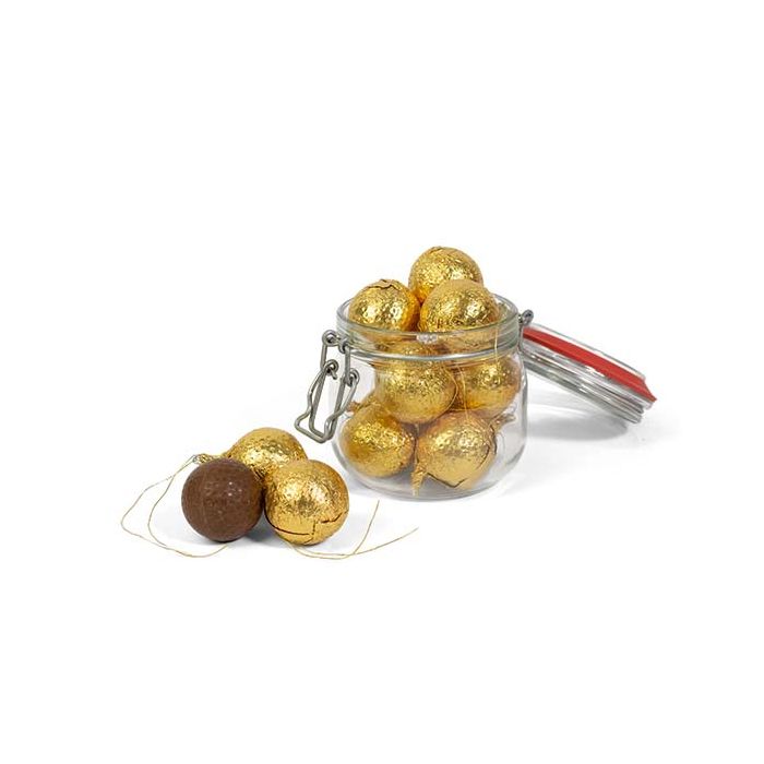 Chocolade kerstballen