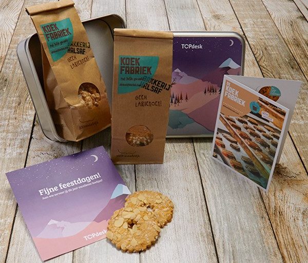 Speciaal voor TOPdesk op maat gemaakt geschenk